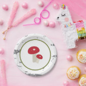 Assiettes En Carton Plaques à papier féeriques de région boisée (Fête)