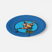 ASSIETTES EN CARTON PLAQUES À PAPIER GRAPHIQUES DE BANDE DESSINÉE DE (Angle)