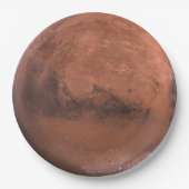 Assiettes En Carton Plaques à papier jetables d'astronomie de Mars de (Devant)