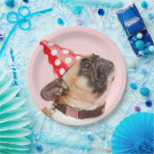 Assiettes En Carton Plaques à papier jetables de partie de chien de (Fête)