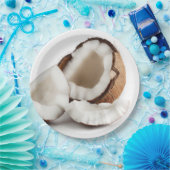 Assiettes En Carton Plaques à papier jetables de Shell de noix de coco (Fête)