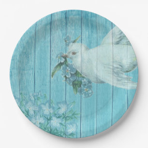 Assiettes En Carton Plaques à papier jetables en bois peintes par