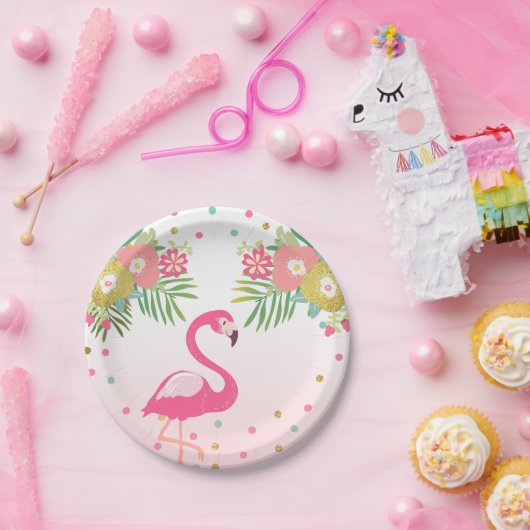 Assiettes En Carton Plaques à papier Luau tropical d'anniversaire de (Fête)