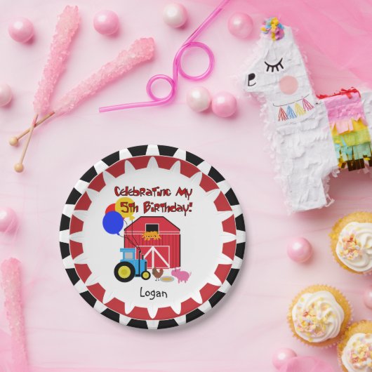 Assiettes En Carton Plaques à papier personnalisées de 5ème (Fête)