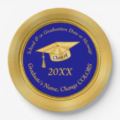 Assiettes En Carton Plaques à papier personnalisées d'obtention du (Devant)