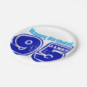 Assiettes En Carton Plaques à papier personnalisées joyeux (Angle)