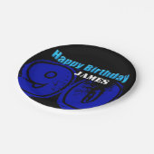 Assiettes En Carton Plaques à papier personnalisées joyeux (Angle)