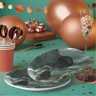 Assiettes En Carton Plaques à papier rond tendance pour les parties mo