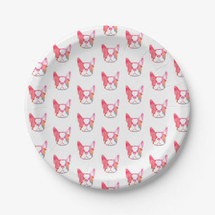 Assiettes En Carton Plaques à papier sérieusement mignonnes de Bosto