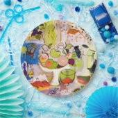 Assiettes En Carton Plaques à papier toujours de la vie (Fête)