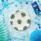 Assiettes En Carton Plaques à papier tropicales d'impression de (Fête)