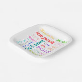 Assiettes En Carton Plaques à thème Mahjong avec mah-jongg américain (Angulaire)