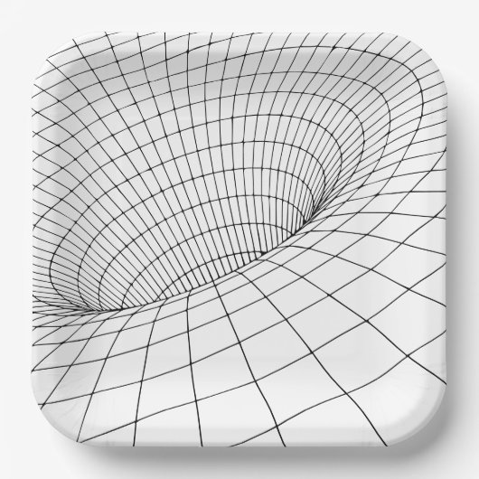 Assiettes En Carton Plaques à trous 3D (Recto)