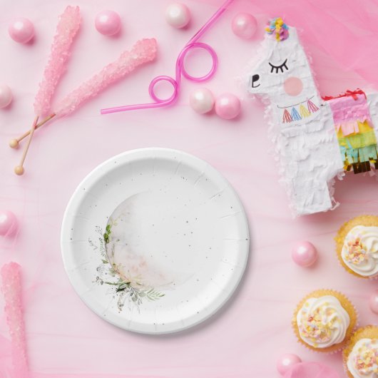 Assiettes En Carton Plaques célestes Sur Les Plaques De Lune (Fête)