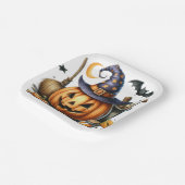 ASSIETTES EN CARTON PLAQUES CITROUILLES HALLOWEEN (Angulaire)