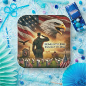 Assiettes En Carton Plaques commémoratives (Fête)