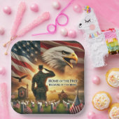 Assiettes En Carton Plaques commémoratives (Fête)