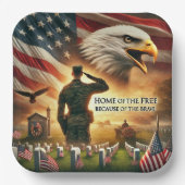 Assiettes En Carton Plaques commémoratives (Recto)