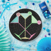 Assiettes En Carton Plaques Confetti, Plaques Martini, Plaques Papier (Fête)