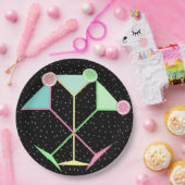 Assiettes En Carton Plaques Confetti, Plaques Martini, Plaques Papier (Fête)