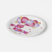 Assiettes En Carton Plaques d'anniversaire (Angle)