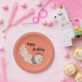 Assiettes En Carton Plaques d'anniversaire Axolotl (Fête)