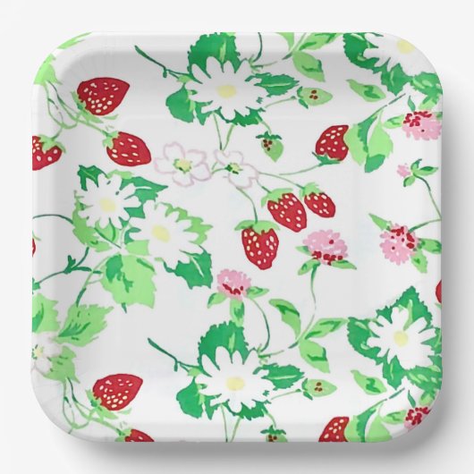 Assiettes En Carton Plaques d'anniversaire Berry (Recto)