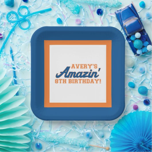 Assiettes En Carton Plaques d'anniversaire d'Avery (Fête)