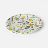 Assiettes En Carton Plaques d'anniversaire de bogues personnalisées (Angle)