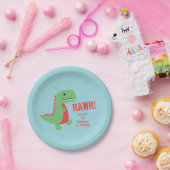 Assiettes En Carton Plaques d'anniversaire de Dinosaur (Fête)
