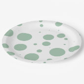 Assiettes En Carton Plaques d'anniversaire de dinosaure (Angle)