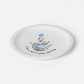 Assiettes En Carton Plaques d'anniversaire de Pickleball (Angle)