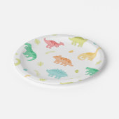 Assiettes En Carton Plaques d'anniversaire Dino-Mite (Angle)