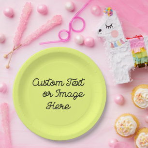 Assiettes En Carton Plaques d'anniversaire personnalisées - Approvisio