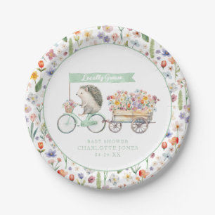 Assiettes En Carton Plaques de Baby shower de haies vertes - Cultivées