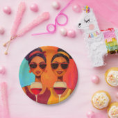 Assiettes En Carton Plaques de boisson de jour par KAB (Fête)