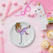 ASSIETTES EN CARTON PLAQUES DE COCKTAIL EN PAPIER - FILLE EN VERRE MAR (Fête)