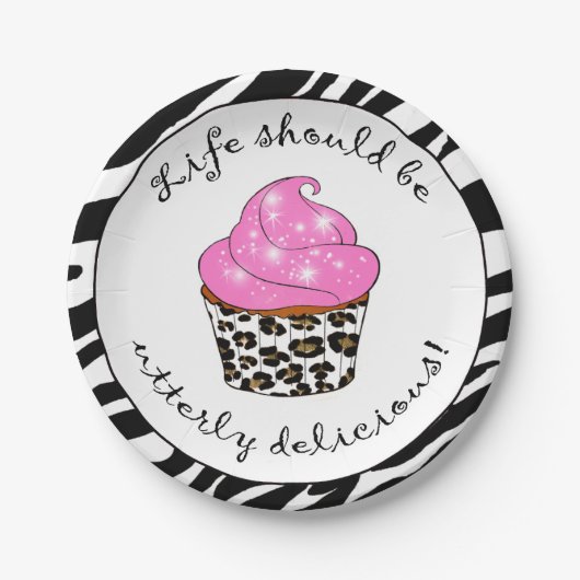 Assiettes En Carton Plaques de cupcake (Devant)