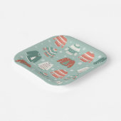 Assiettes En Carton Plaques de dessert de fête moche (Angulaire)