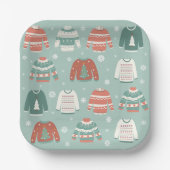 Assiettes En Carton Plaques de dessert de fête moche (Recto)