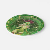 Assiettes En Carton Plaques de fées de Noël (Angle)