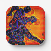 Assiettes En Carton Plaques de fête (Recto)