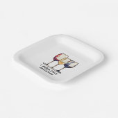 Assiettes En Carton Plaques de fête (Angulaire)