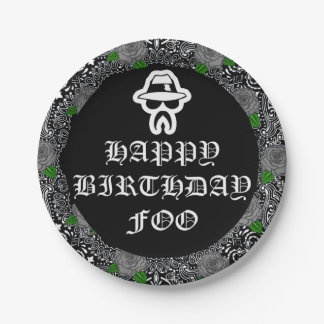 Assiettes En Carton Plaques de fête à thème Cholo