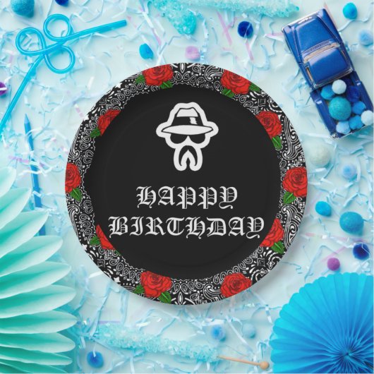 Assiettes En Carton Plaques de fête à thème Cholo (Fête)