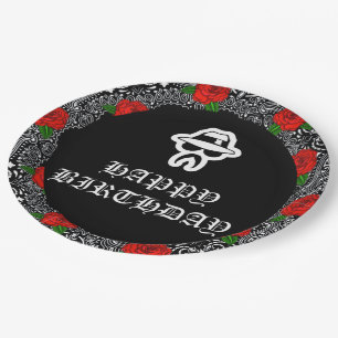 Assiettes En Carton Plaques de fête à thème Cholo