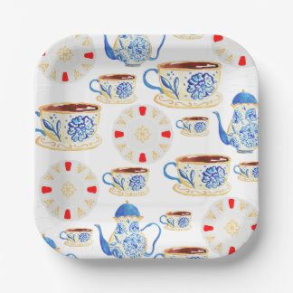 Assiettes En Carton Plaques de fête conçues par Tea Party