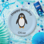 Assiettes En Carton Plaques de fête d'anniversaire à thème Penguin (Fête)
