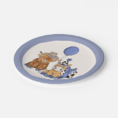 Assiettes En Carton Plaques de fête d'anniversaire - Baby Boy (Angle)