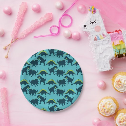 Assiettes En Carton Plaques de fête d'anniversaire de Dinosaur (Fête)